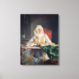 Porträt von Madame Antoine Crozat, 1741 Leinwanddruck