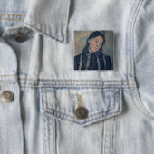 Porträt von Madame Cezanne mit gelöstem Haar, 189 Button (Beispiel)