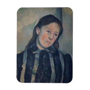 Porträt von Madame Cezanne mit gelöstem Haar, 18 Magnet