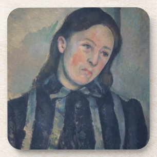 Porträt von Madame Cezanne mit gelöstem Haar, 18 Untersetzer
