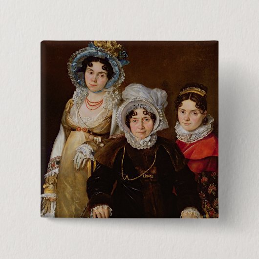 Porträt von Madame de Tangry Button (Vorderseite)