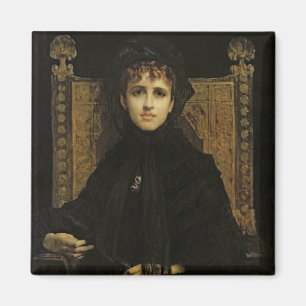 Porträt von Madame Georges Bizet 1878 Magnet