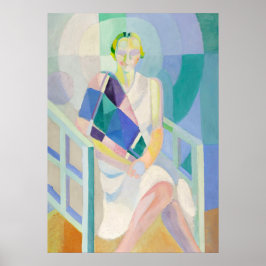 Porträt von Madame Heim, Delaunay Poster