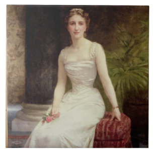 Porträt von Madame Olry-Roederer, 1900 (Öl kann Fliese
