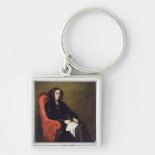 Porträt von Madame Poullain-Dumesnil, 1842 Schlüsselanhänger