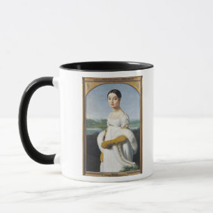 Porträt von Mademoiselle Caroline Riviere 1805 Tasse