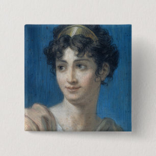 Porträt von Mademoiselle Georges Button