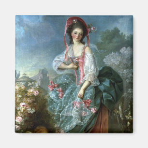 Porträt von Mademoiselle Guimard als Terpsichore, Magnet