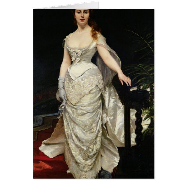 Porträt von Mademoiselle X, 1873 (Vorne)