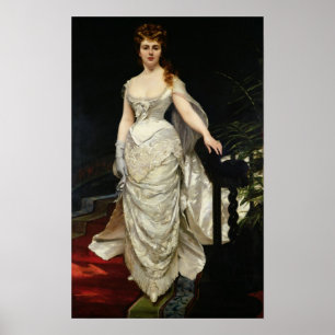 Porträt von Mademoiselle X, 1873 Poster