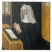 Porträt von Margaret Beaufort, Gräfin von Richmon Fliese (Vorderseite)
