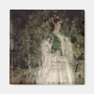 Porträt von Maria Kusnetso VA-Benois als Carmen Magnet