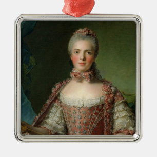 Porträt von Marie Adelaide 1756 Ornament Aus Metall