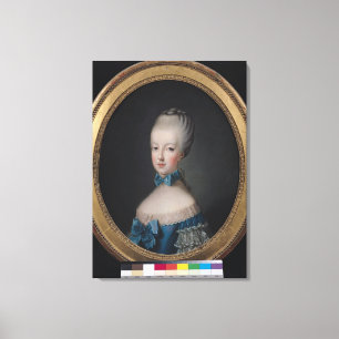 Porträt von Marie-Antoinette De Leinwanddruck
