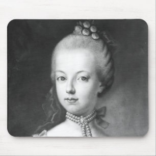 Porträt von Marie-Antoinette von Habsburgern Mousepad