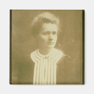 Porträt von Marie Curie Magnet
