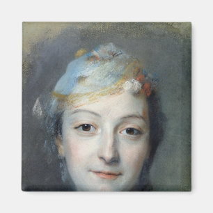 Porträt von Marie Fel 1757 Magnet