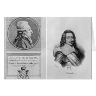 Porträt von Marie Francois Gontier de Biran