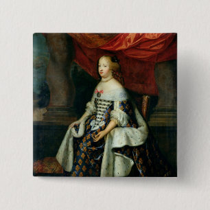 Porträt von Marie-Therese von Österreich Button