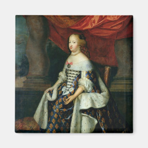 Porträt von Marie-Therese von Österreich Magnet