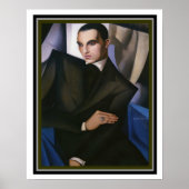 Porträt von Marquis Sommi, von Tamara de Lempicka, Poster (Vorne)