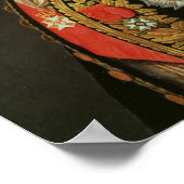 Porträt von Marschall Charles Jean Bernadotte Poster (Ecke)