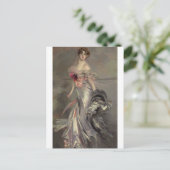 Porträt von Martha Regnier von Giovanni Boldini Postkarte (Stehend Vorderseite)