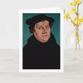 Porträt von Martin Luther, 1529 Karte (Gelbe Blume)