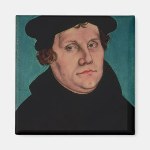 Porträt von Martin Luther, 1529 Magnet