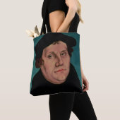 Porträt von Martin Luther, 1529 Tasche (Von Nahem)