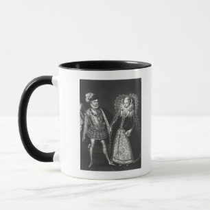 Porträt von Mary-Königin der Schotten Tasse