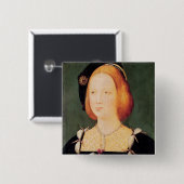 Porträt von Mary von England Button (Vorne & Hinten)