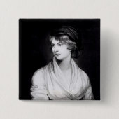 Porträt von Mary Wollstonecraft Godwin Button (Vorderseite)