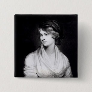 Porträt von Mary Wollstonecraft Godwin Button