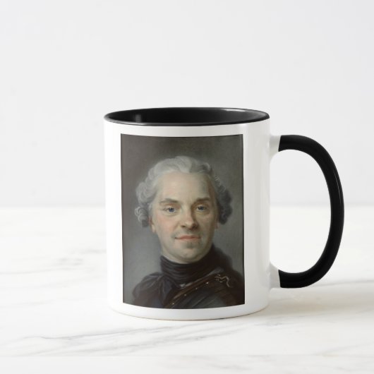 Porträt von Maurice, Comte de Saxe 1747 Tasse (Rechts)