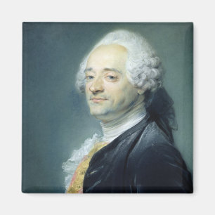 Porträt von Maurice Quentin de la Tour, 1750 Magnet