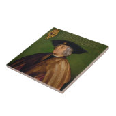 Porträt von Maximilian I durch Albrecht Durer Fliese (Seite)