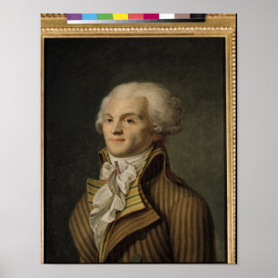 Porträt von Maximilien de Robespierre Poster