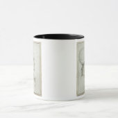Porträt von Maximilien de Robespierre Tasse (Zentrum)