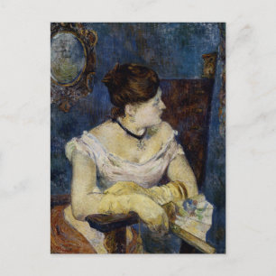 Porträt von Mette Gaugin, der Frau des Künstlers Postkarte