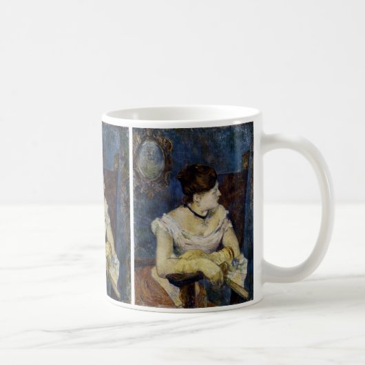 Porträt von Mette Gauguin, der Ehefrau des Künstle Kaffeetasse (Rechts)