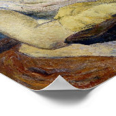 Porträt von Mette Gauguin, der Ehefrau des Künstle Poster (Ecke)