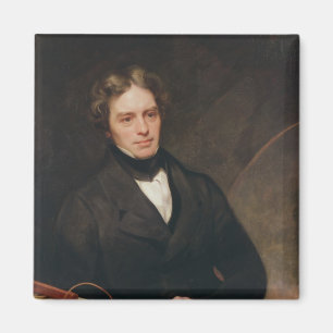 Porträt von Michael Faraday 1841-42 Magnet