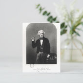 Porträt von Michael Faraday Postkarte (Stehend Vorderseite)