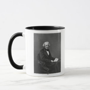 Porträt von Michael Faraday Tasse