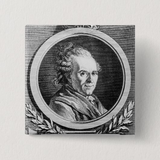 Porträt von Michel-Jean Sedaine Button (Vorderseite)