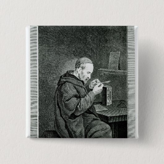 Porträt von Michel Nostradamus Button (Vorderseite)