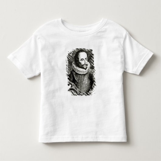 Porträt von Miguel de Cervantes Saavedra Kleinkind T-shirt (Vorderseite)
