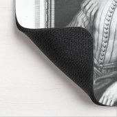 Porträt von Miguel de Cervantes Saavedra Mousepad (Ecke)