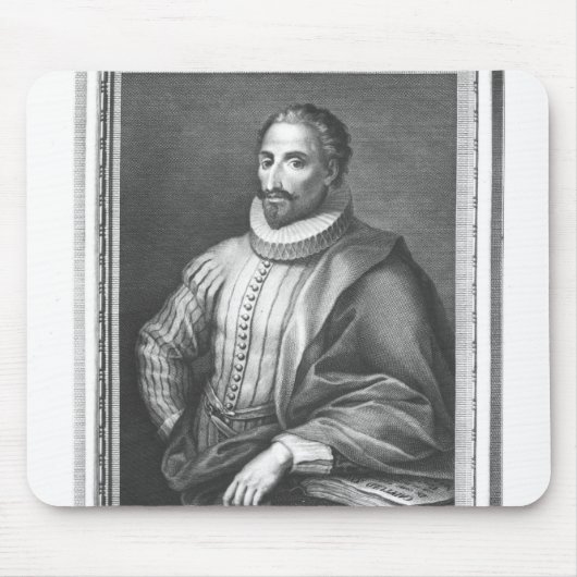 Porträt von Miguel de Cervantes Saavedra Mousepad (Vorne)